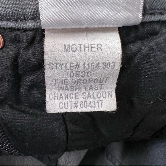 MOTHER The Dropout Last Chance Saloon Jeans Size 25 - Picture 15 of 16